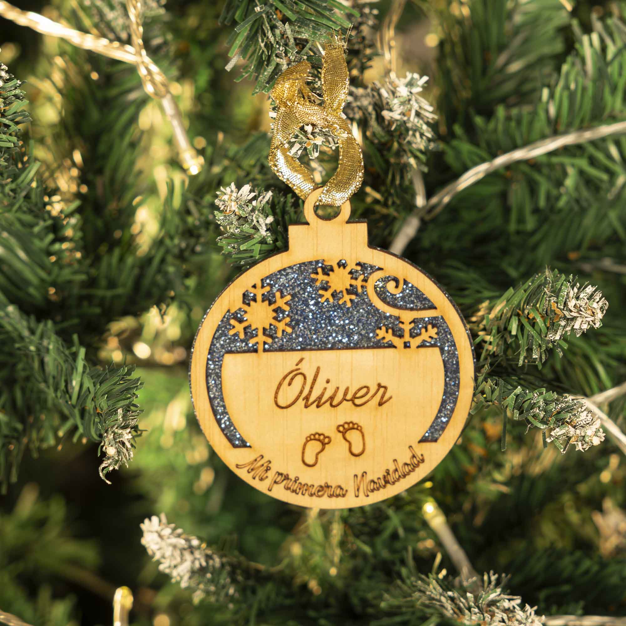 Bola de Navidad personalizada Mi Primera Navidad - Imagen 2