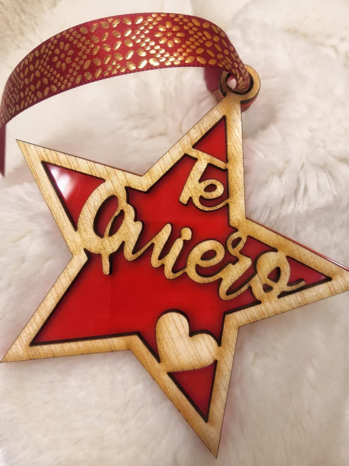 Estrella de navidad personalizada - Imagen 2