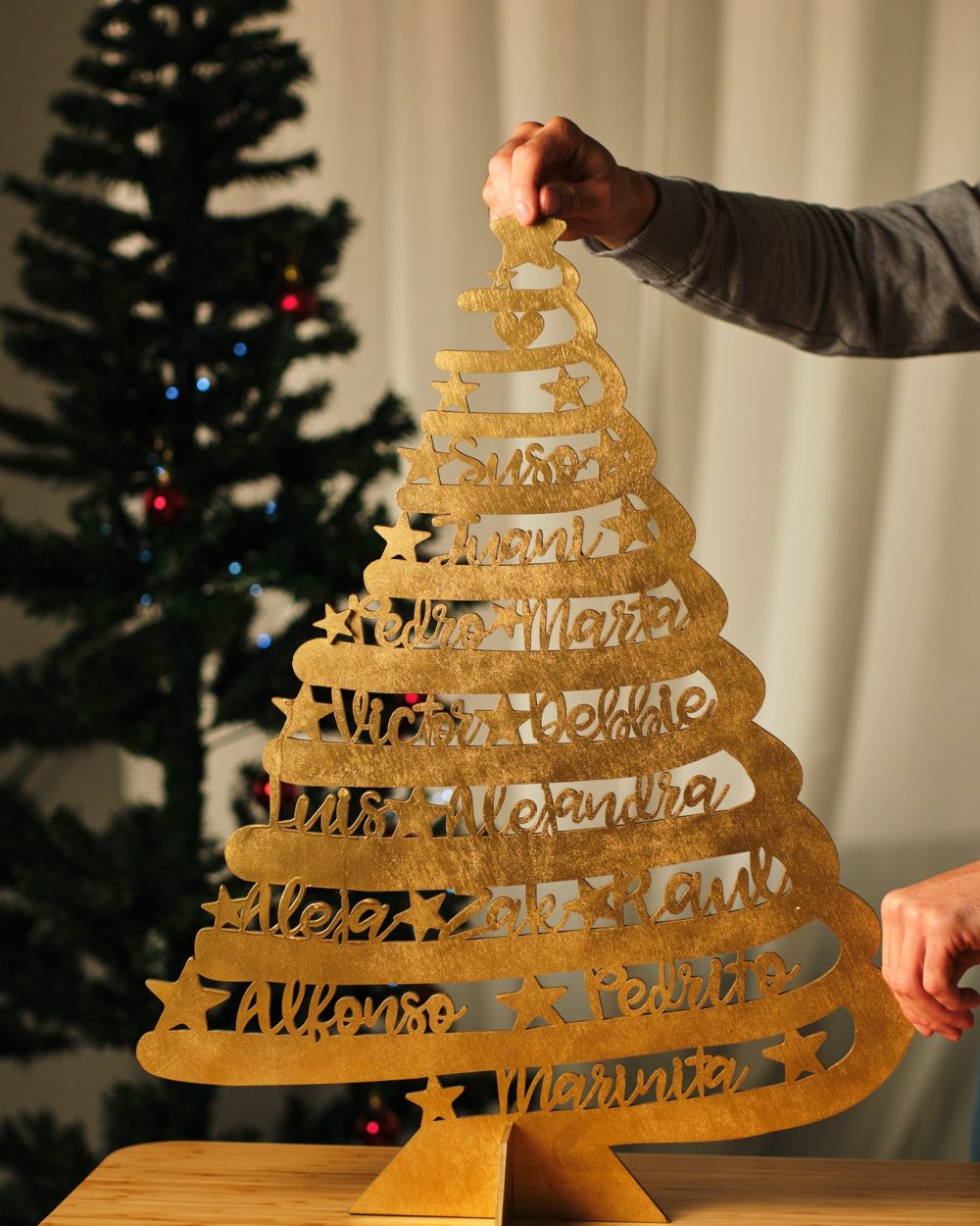 Árbol personalizado de tamaño mediano 42cm de alto