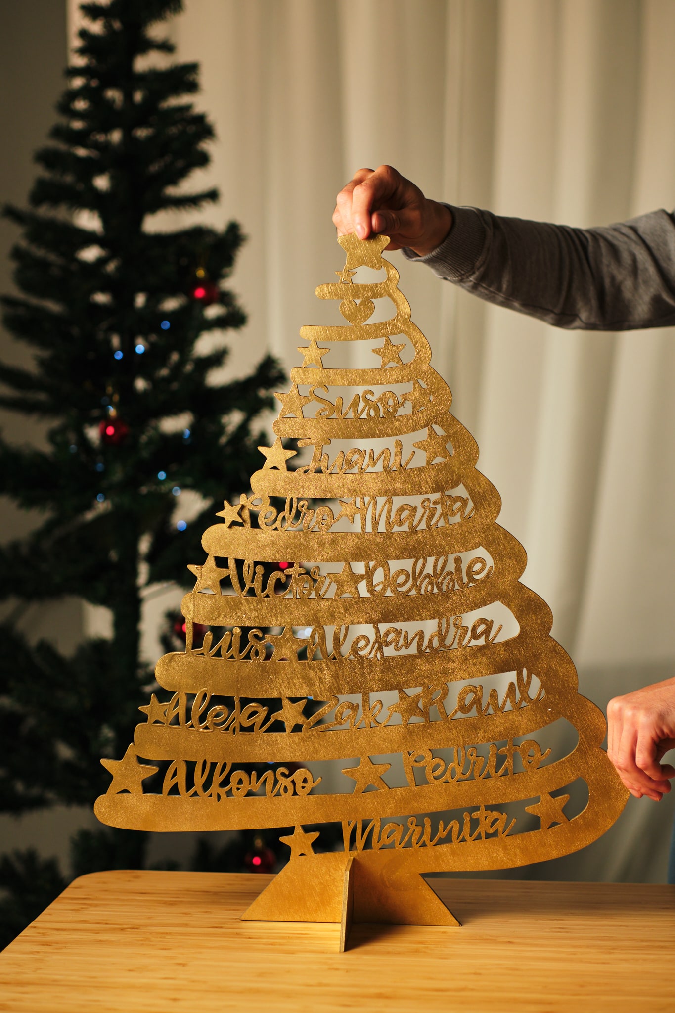 Árbol personalizado de tamaño mediano 42cm de alto