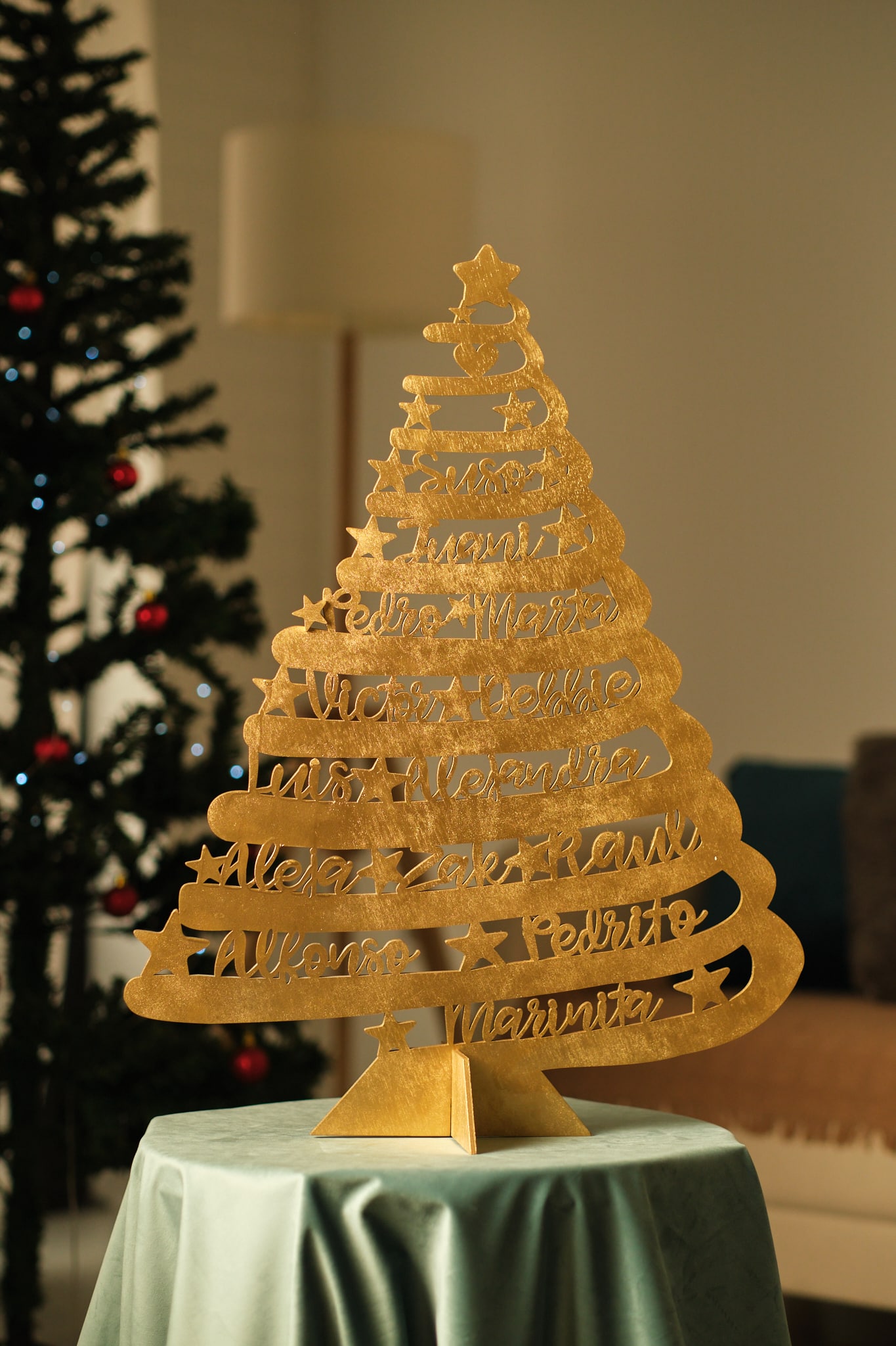 Árbol personalizado de tamaño mediano 42cm de alto - Imagen 2