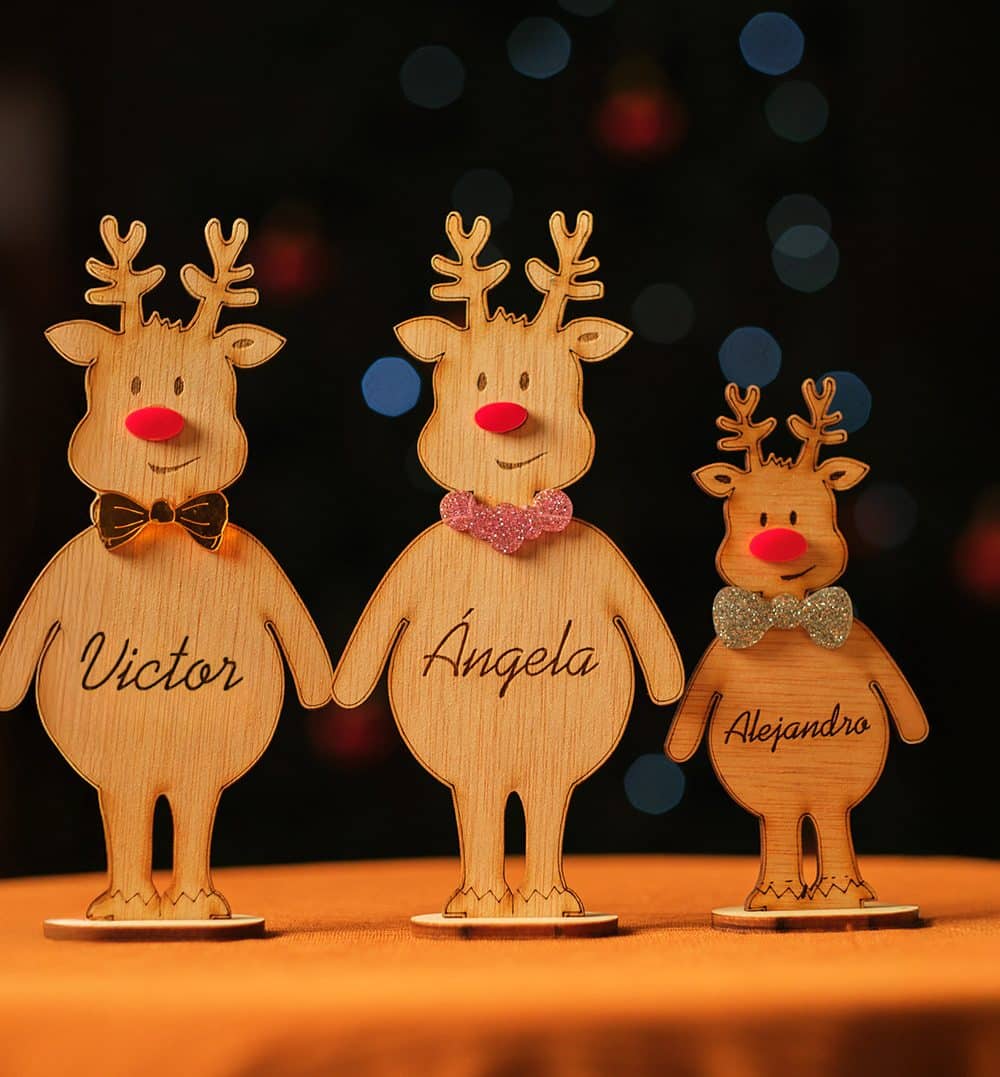 Familia de Renos Personalizada