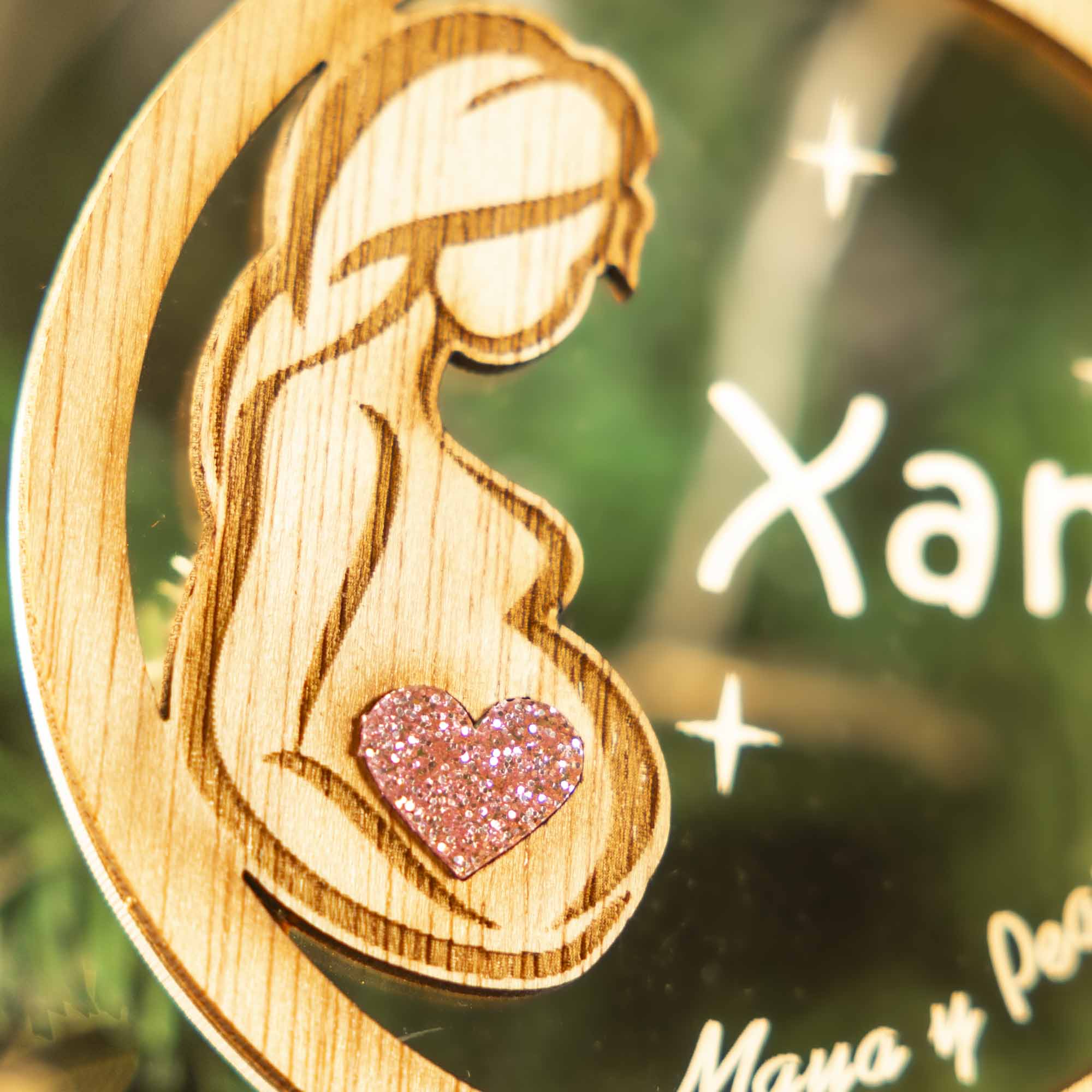 Bola de Navidad embarazada personalizada - Imagen 4