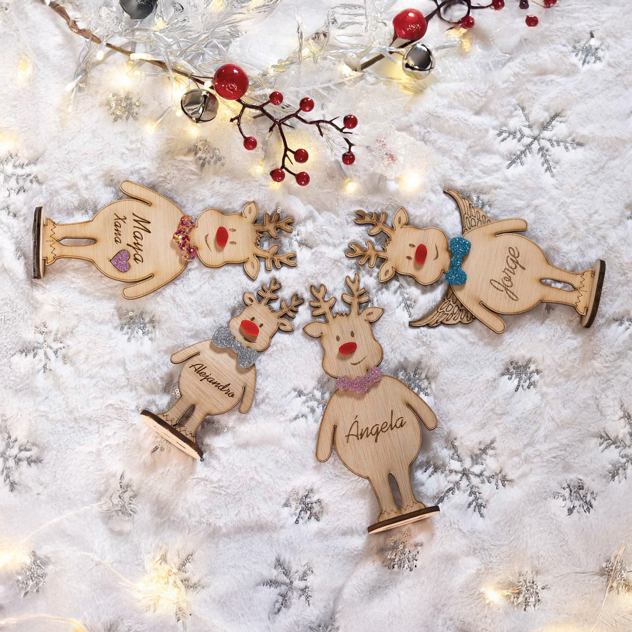 Familia de Renos Personalizada - Imagen 2