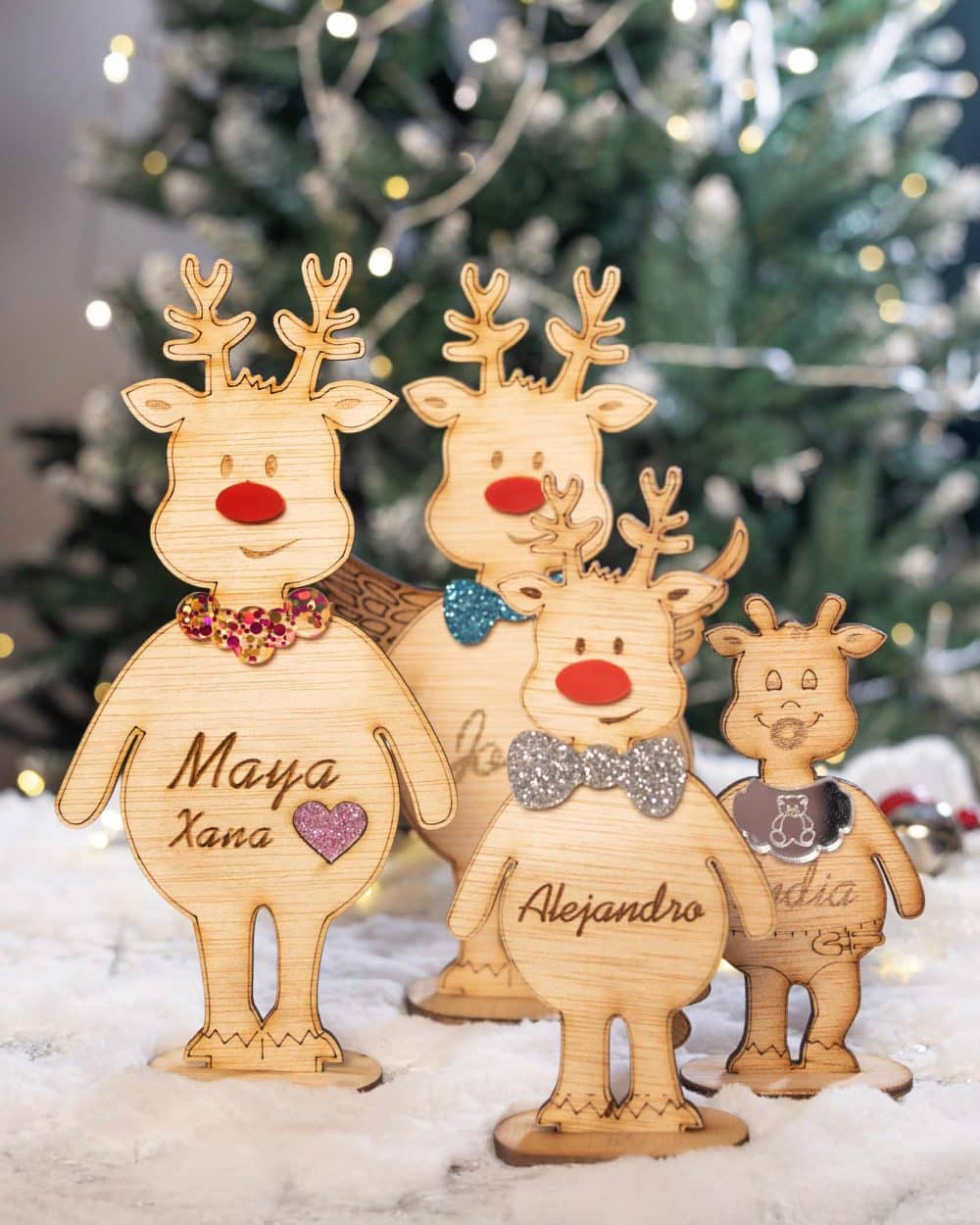 Familia de Renos Personalizada