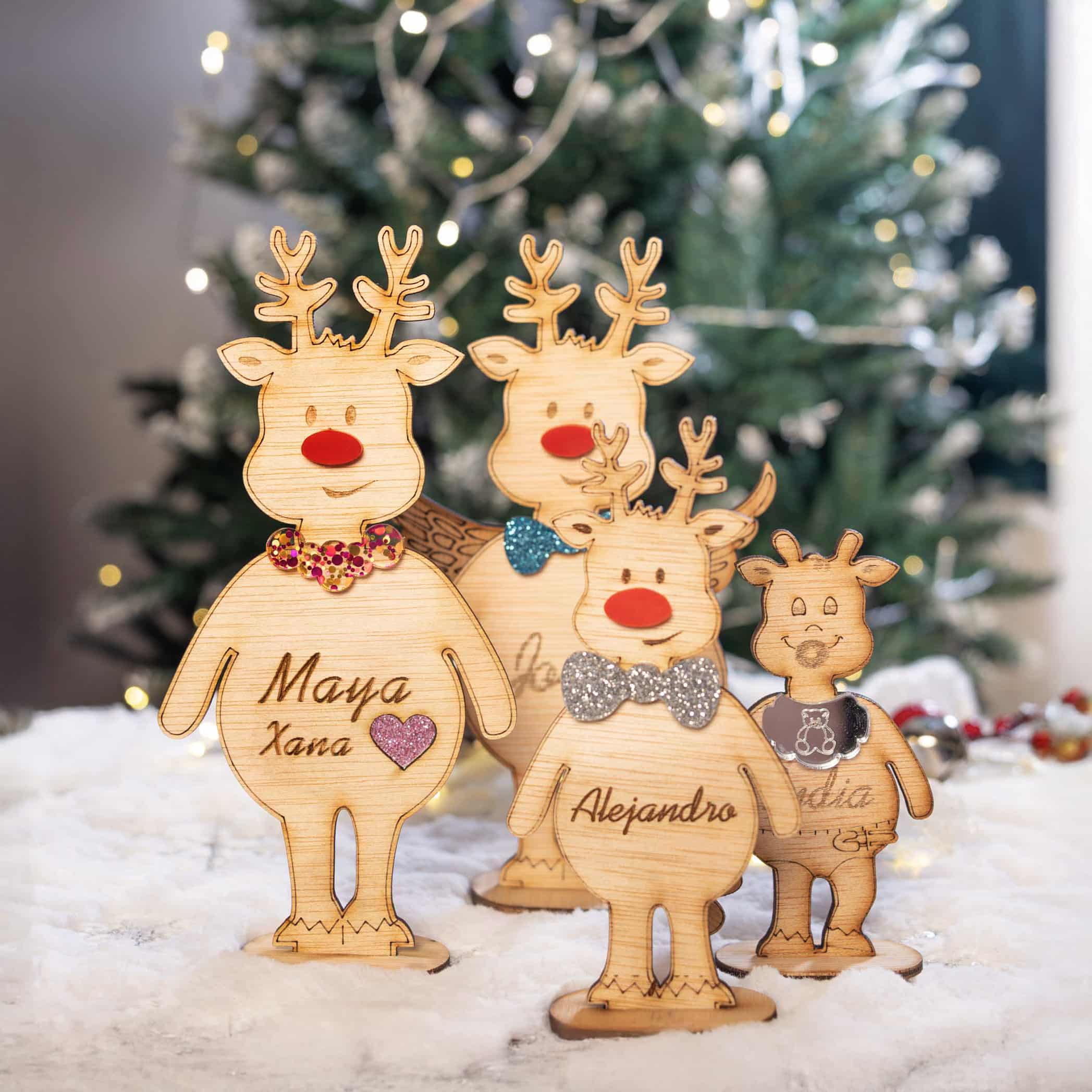 Familia de Renos Personalizada