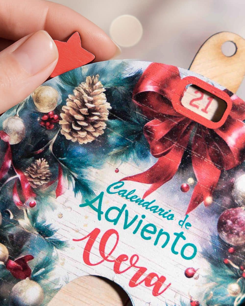 Calendario de Adviento personalizado